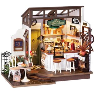 Robotime Rolife Rolife No.17 Café DG162 - DIY Miniatuurhuisje - Knutselen - Bouwpakket - Cafeetje