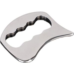 Roestvrijstalen GuaSha schrapende massagetool - Roestvrijstalen GuaSha-bord - Lichaamsverzorging schrapende massagetool - Ontspannende zachte weefseltools - Vermindert hoofd-, nek- en rugpijn