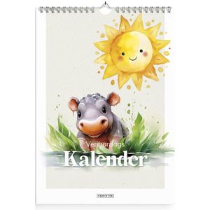 Fabrikten Verjaardagskalender - Carino - Kleurrijk - A4