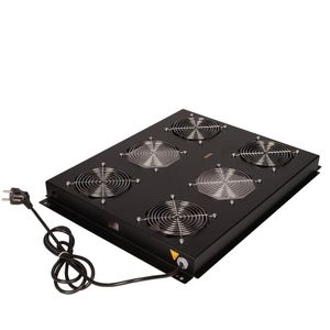 Roline - 19-inch Dakventilator - Zwart - 4 Ventilatoren - ON/OFF