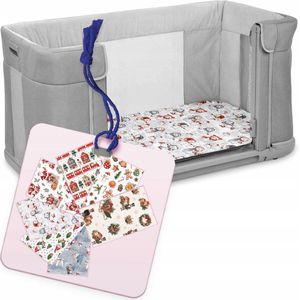 Kerstlakens met elastiek voor Chicco Next2Me Forever 58x110cm