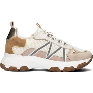 PS Poelman P7326 Lage sneakers - Leren Sneaker - Dames - Beige - Maat 37