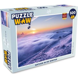 Puzzel Natuur in de winter - Legpuzzel - Puzzel 500 stukjes