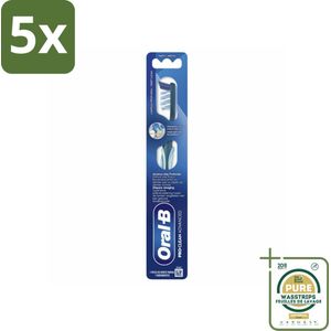 5 x Oral-B - Pro-Clean – Tandenborstel – Manueel - Grootverpakking - Koffiezetapparaat