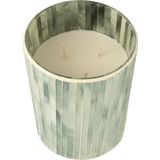 J-Line geurkaars Noa Seaside Bliss - lichtblauw - medium - 55U