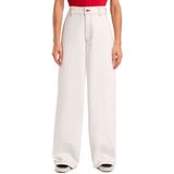 Dickies - Denim Timmerman Broek - Wit - Ruimvallende Pasvorm