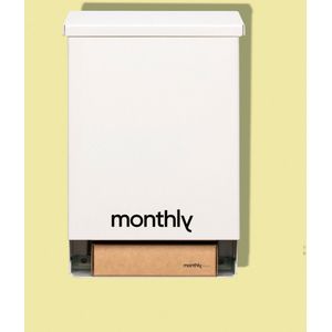 Dispenser voor menstruatieproducten [klein] - 222 x 148 x 90 mm [monthly.care]