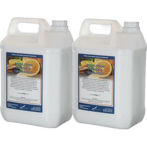 Bodylotion Sweet Orange & Cedarwood 5 Liter - set van 2 stuks - navulling - Voordeelverpakking