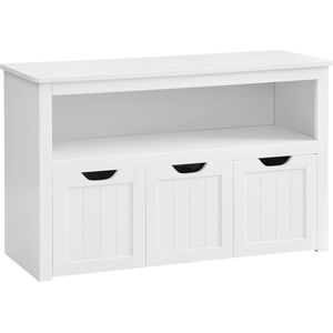 Opbergkast - Kast - Dressoir - Dressoirs - Speelgoedkast - 102 cm x 30 cm x 60cm -Wit