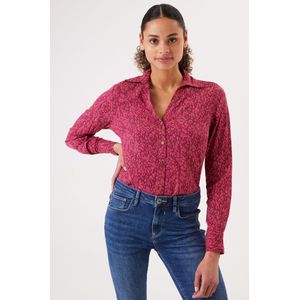 GARCIA Dames Blouse Roze - Maat XXL