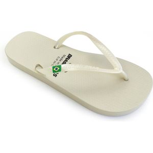 Brasileras Slippers dames- Zilver- 34/35