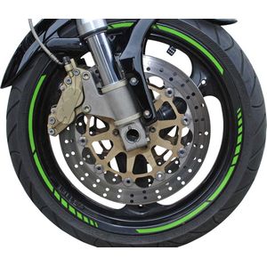 Foliatec PIN-Striping 'Racing' voor velgen Neon-Groen - Breedte = 7mm: 14x 41cm