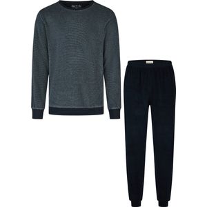 Phil & Co - Winter Pyjama Set - Blauw - Badstof