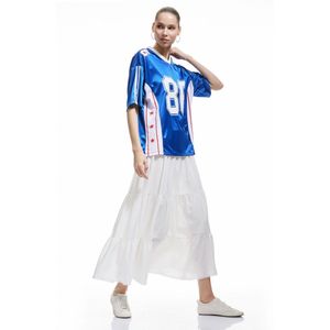 Maxi-lengte Gelaagd Sommerrock