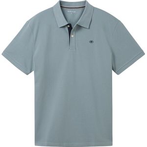 TOM TAILOR basic polo with contrast Heren Poloshirt - Maat XXL