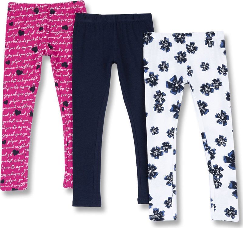 Chicco - Baby - Set van 3 Meisje Leggings - Maat 74