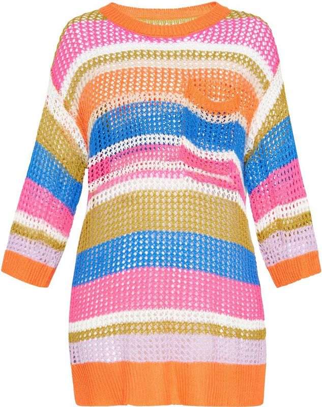 usha - Fashion Look Collection - Sweater - Loose-fit - Ajour Breipatroon