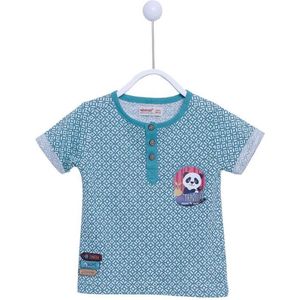 alisé Katoenen gebreid baby T-shirt Boston blue 68
