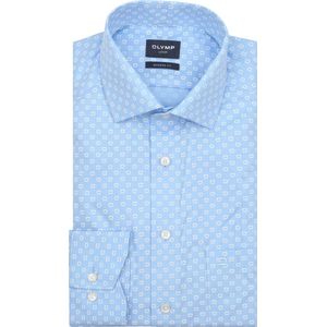 Olymp - Luxor - Overhemd - Blauw - Formeel