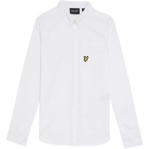 Lyle & Scott Overhemd - Oxford - Wit - Lyle & Scott - 9-10 jaar (134-140) - Overhemd