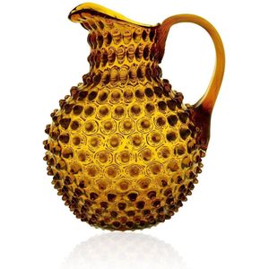 Anna von Lipa - Waterkan Glas Karaf Paris Hobnail Karaf 2L amber - Karaffen glas