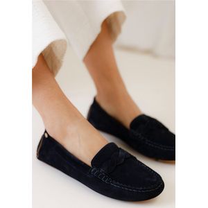 Fred De La Bretoniere Loafer Donkerblauw - Maat 36