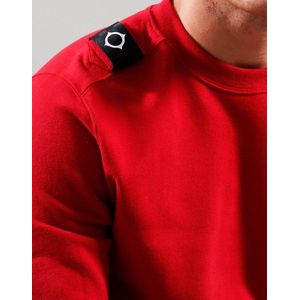 MA.Strum Core crew sweatshirt - carmine red