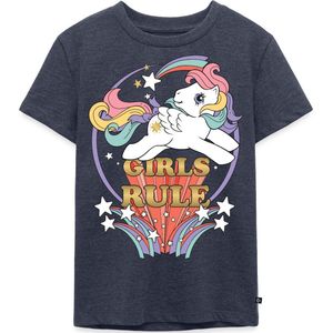 My Little Pony Retro Girls Rule Statement Premium T Shirt Kinderen