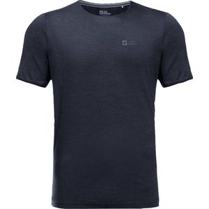 Jack Wolfskin TRAVEL T M Heren Outdoorshirt - night blauw - Maat L