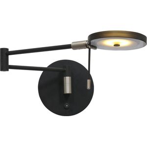 Wandlamp Steinhauer Turound LED - Zwart