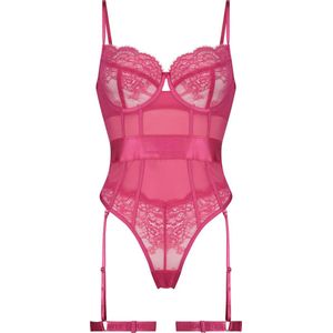 Hunkemöller Dames Lingerie Body Honey - Roze - maat C75