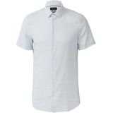 s.Oliver - Hemd - Katoen-Linnenmix - Korte Mouwen