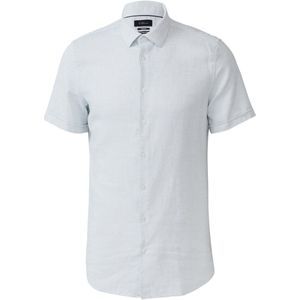 s.Oliver - Hemd - Katoen-Linnenmix - Korte Mouwen