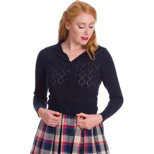 Dancing Days - MISS INDEPENDENT Cardigan - L - Blauw