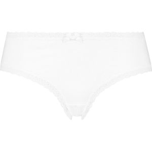 Hunkemöller Brazilian Onderbroek Georgia brasilian katoen - wit - Maat L