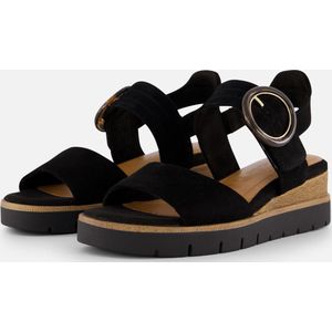 Tamaris Sandalen zwart Leer - Maat 38