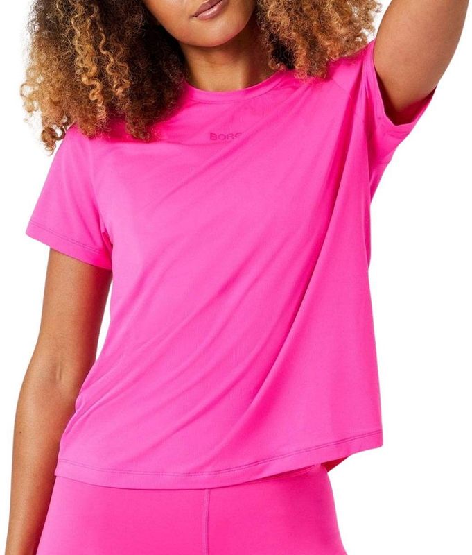 Borg - Sports T-Shirt - Korte Mouwen - Lichtgewicht - Ademend - Recycled Polyester