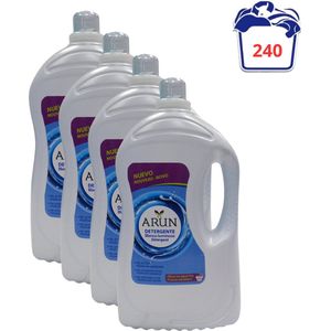 Arun vloeibaar wasmiddel White Luminous voordeelverpakking - 240 wasbeurten (4 x 4L) - Voor witte was