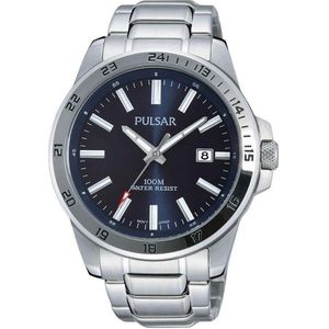 Pulsar PS9331X1 Heren Horloge - Zilverkleurig - Ã˜ 41 mm