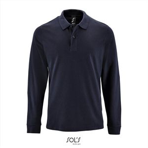 SOL'S Men´s Long-Sleeve Piqué Polo Shirt Perfect L02087 - French Navy - S