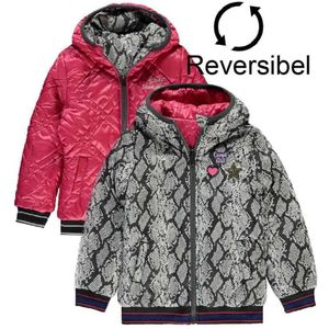 Quapi jas Tysia reversibel - 98/104 - Grijsroze