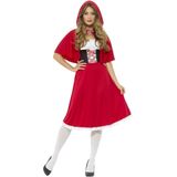SMIFFY'S - Rode miss Roodkapje kostuum voor vrouwen - XS