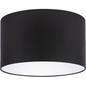 Uniqq Lampenkap stoffen zwart Ø 35 cm – 20 cm hoog