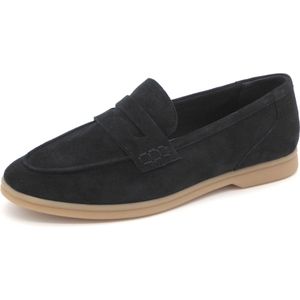 Marco Tozzi Dames Instapper/Loafer - 24603-605 Donkerblauw - Maat 40
