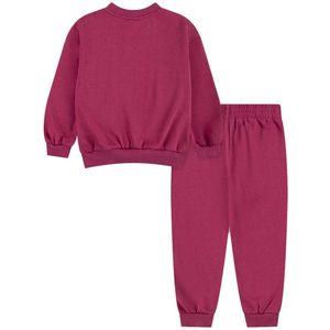 Nike - Kids Essential Fleece Crew Set - Roze - Trainingspak