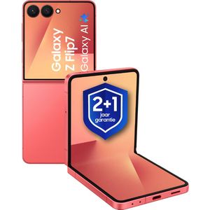 Samsung Galaxy Z Flip7 5G - 256GB - Coral Red + 1 Jaar extra garantie