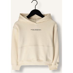 DAILY7 Hoodie Backprint Adventures Truien & Vesten Jongens - Sweater - Hoodie - Vest- Zand - Maat 140