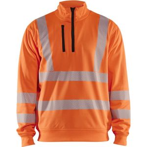 Blaklader High Vis Sweatshirt halve rits 3564-2538 - High Vis Oranje - XL