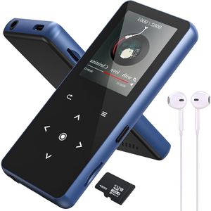 MP3 Speler Bluetooth - FM-Radio -Blauw