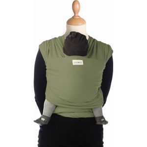 Babylonia draagdoek - Tricot-Slen Organic - Olive Green - Olijf groen